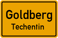 Dorfstraße in GoldbergTechentin