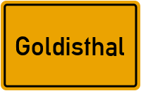 City Sign Goldisthal