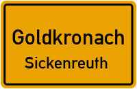 Straßenverzeichnis Goldkronach Sickenreuth