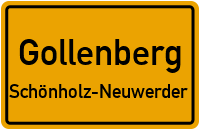 Waldstraße in GollenbergSchönholz-Neuwerder