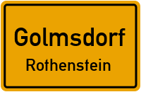 Kirchweg in GolmsdorfRothenstein