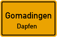 Straßenverzeichnis Gomadingen Dapfen