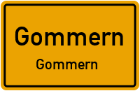 Pretziener Straße in GommernGommern