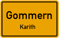 Nedlitzer Weg in GommernKarith