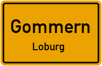 Mühlenstraße in GommernLoburg