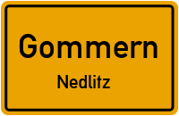 Gommeraner Straße in GommernNedlitz