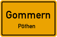 Thälmannplatz in 39291 Gommern (Pöthen)