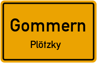 Albert-Schweitzer-Straße in GommernPlötzky