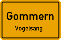 Gartenweg in GommernVogelsang