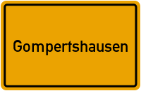 City Sign Gompertshausen