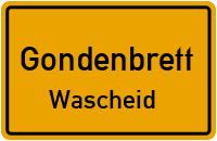 Siedlungsweg in GondenbrettWascheid