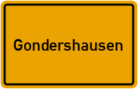 City Sign Gondershausen