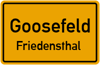 an Der Bundesstraße in GoosefeldFriedensthal