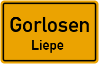 Sandstraße in GorlosenLiepe