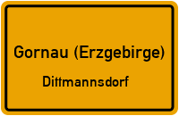 Witzschdorfer Straße in Gornau (Erzgebirge)Dittmannsdorf