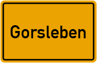 Gorsleben in Thüringen