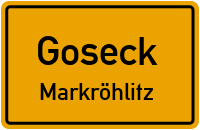 Zeuchfelder Straße in GoseckMarkröhlitz