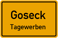 Teichstraße in GoseckTagewerben