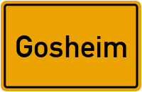 Wo liegt Gosheim?