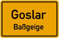 Straßenverzeichnis Goslar Baßgeige