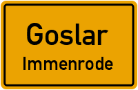 Straßenverzeichnis Goslar Immenrode