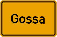 City Sign Gossa