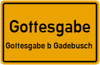 Groß Welziner Straße in GottesgabeGottesgabe b Gadebusch