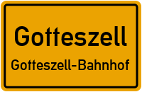 Bahnhofstraße in GotteszellGotteszell-Bahnhof