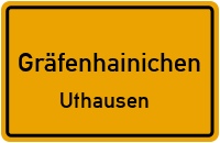 Straße des Friedens in GräfenhainichenUthausen