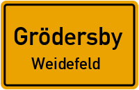 Straßen in Grödersby Weidefeld