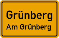 Barbarossaweg in GrünbergAm Grünberg