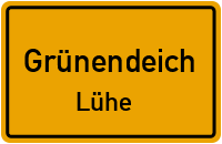 Fährstraße in GrünendeichLühe