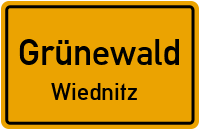 Wiednitzer Straße in GrünewaldWiednitz