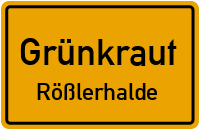 Straßenverzeichnis Grünkraut Rößlerhalde