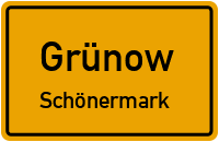 Straßen in Grünow Schönermark