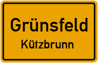Platanenweg in GrünsfeldKützbrunn