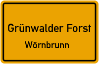 Taufkirchner Weg in Grünwalder ForstWörnbrunn