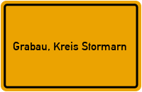 City Sign Grabau, Kreis Stormarn