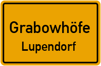 Dorfstraße in GrabowhöfeLupendorf