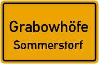 Kirchenstraße in GrabowhöfeSommerstorf