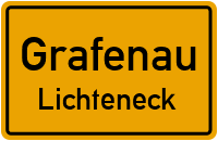 Bergstraße in GrafenauLichteneck