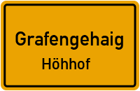 Straßenverzeichnis Grafengehaig Höhhof