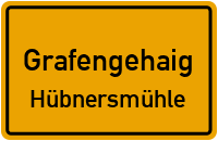 Straßenverzeichnis Grafengehaig Hübnersmühle