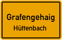 Straßenverzeichnis Grafengehaig Hüttenbach