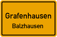 Straßen in Grafenhausen Balzhausen