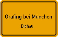 Hochfeldstraße in Grafing bei MünchenDichau