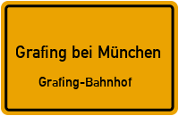 Hauptstraße in Grafing bei MünchenGrafing-Bahnhof