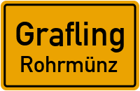 Straßen in Grafling Rohrmünz