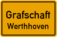 Werthhovener Straße in GrafschaftWerthhoven