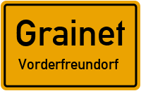 Kirchhofweg in GrainetVorderfreundorf
